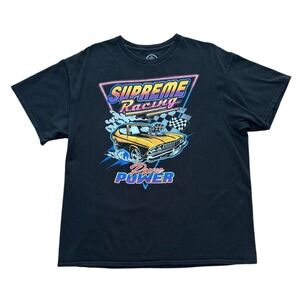 Supreme Racing Pure Power Auto Muscle Sports Car Neon Retro Art Graphic T-shirt